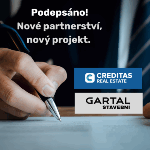 GARTAL Stavební a Creditas Real Estate spojily své síly.