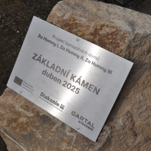 Slavnostní poklepání na základní kámen